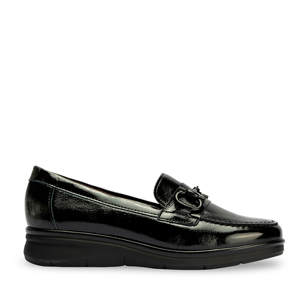Pitillos Mocasín Charol Negro 10701