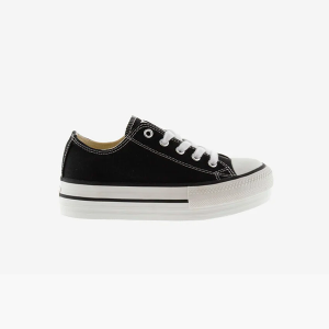 Victoria Zapatilla Lona Negro