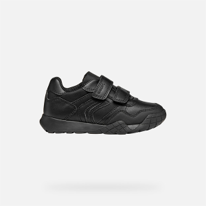 Geox zapatilla escolar velcro color negro J56NEA 0BCFU C9999