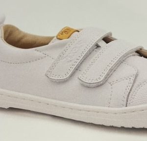 Flexi Nens Zapatilla Barefoot Con Velcro Blanco 9000-R
