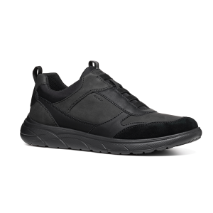 Geox Zapato Deportivo De Piel Negra U46E1B 0BCEK
