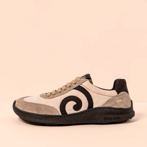 El Naturalista zapatilla barefoot piel color beig A5435A