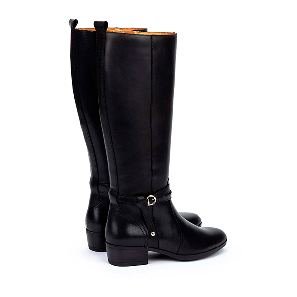 Pikolinos Bota Alta De Piel Negra W1U-9764 - Imagen 6