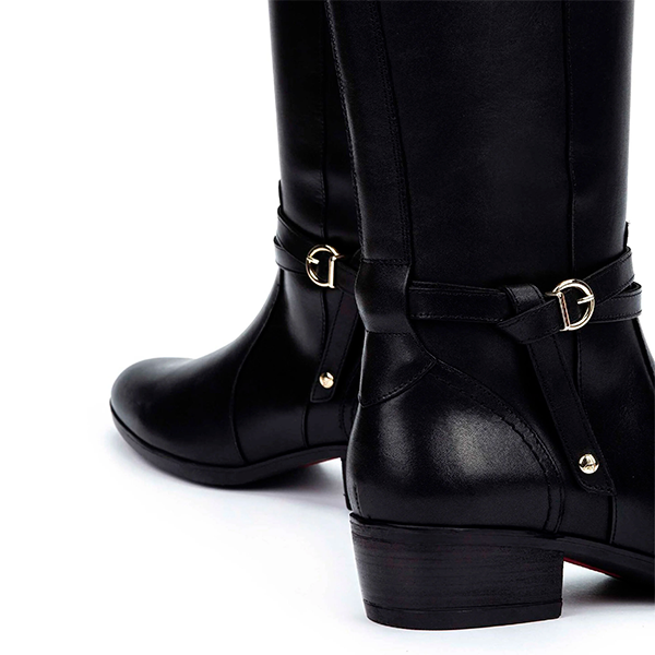Pikolinos Bota Alta De Piel Negra W1U-9764 - Imagen 5