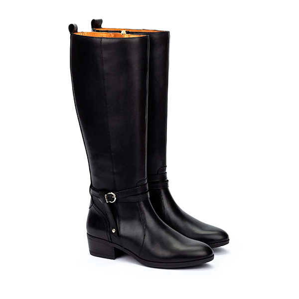 Pikolinos Bota Alta De Piel Negra W1U-9764 - Imagen 4