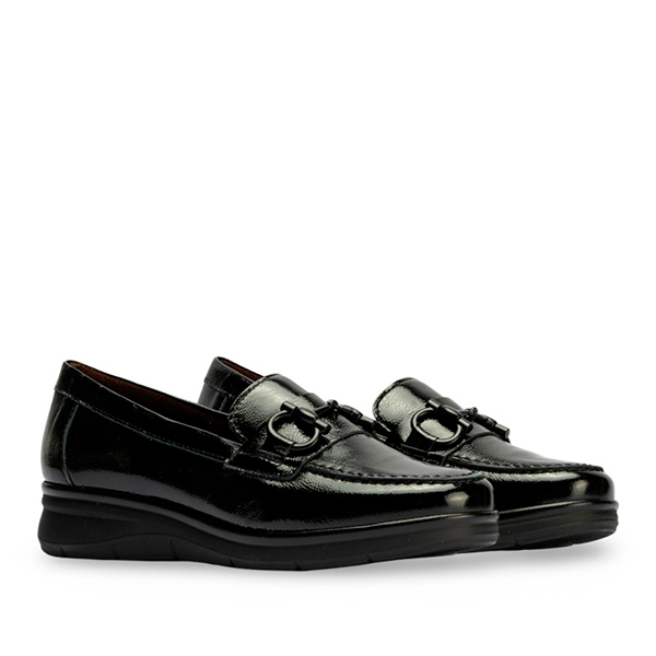 Pitillos Mocasín Charol Negro 10701 - Imagen 3