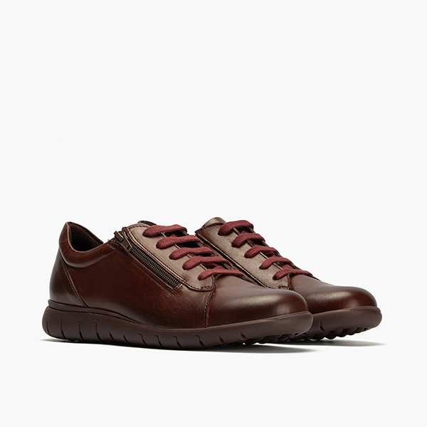 Pitillos Zapato Confort Color Burdeos 20213 - Imagen 6