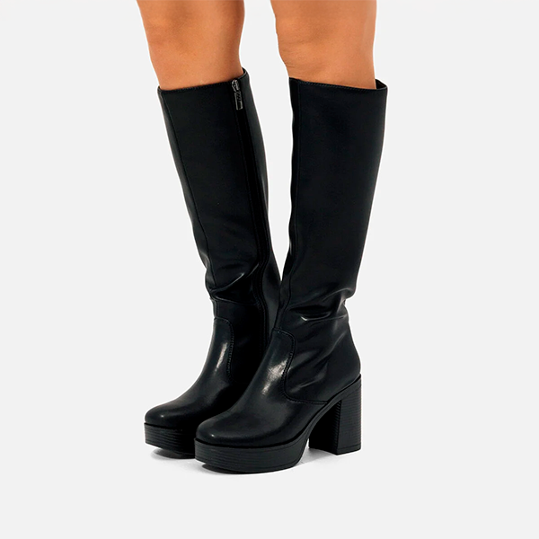 Mustang Bota Alta Negra 50522 - Imagen 4